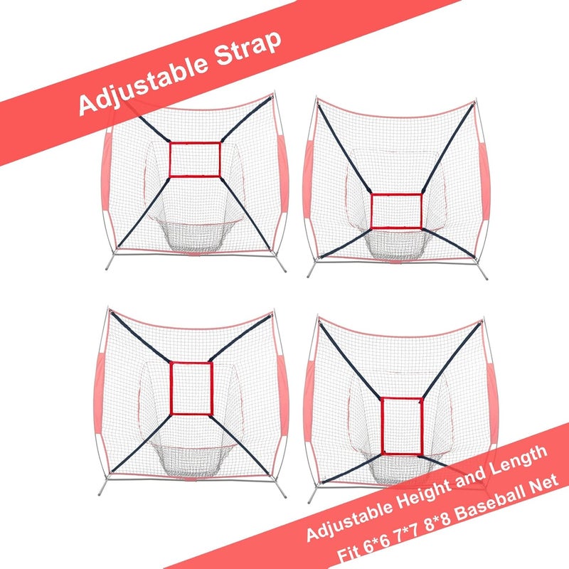 CORECISE Strike Zone Target for Baseball Softball net, Throwing Pitching Hitting Batting Catching Practice Target, Pitcher Accuracy Training Aids - Image 3